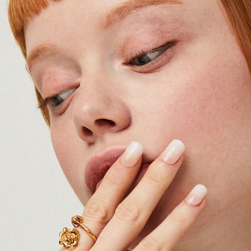 

FEVERISH Wild Rose Twisted Ring Gold Gold_FREE