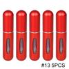 1/5/10PCS 5ml Portable Perfume Atomizer Mini Perfume Bottle Sample Spray Bottle Dispenser Cosmetic Travel Container