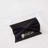 [Ojie] Bow Tie, 100% Silk, Solid Color, Formal, Wedding, Reception, Ceremonial Occasions, Party, Tuxedo, Black