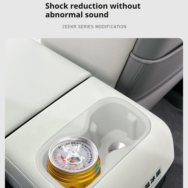 Fit For Zeekr 7X 2026 Car Silicone Cup Mat Holder Cover Rear Armrest Box Cup Sleeve Modified Interior