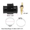 X AUTOHAUX Car Engine Temperature Sensor Switch Radiator Hose Fitting Adapter 38mm 200'F ON-185'F OFF 1 Set