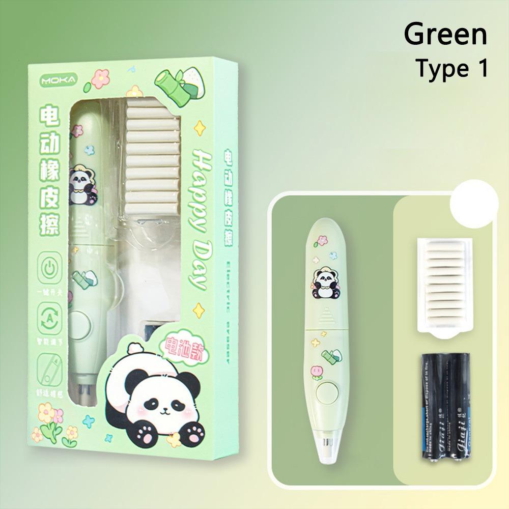 

Rubber Automatic Pencil Eraser for Sketch Writing Drawing Correction Tools Green1