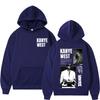 Felpa con Stampa Tour Rapper Kanye West Uomo Donna Felpa alla Moda Maniche Lunghe Gotico Punk Harajuku Felpa con Cappuccio Streetwear
