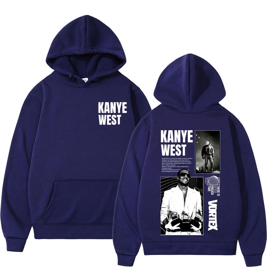 Felpa con Stampa Tour Rapper Kanye West Uomo Donna Felpa alla Moda Maniche Lunghe Gotico Punk Harajuku Felpa con Cappuccio Streetwear