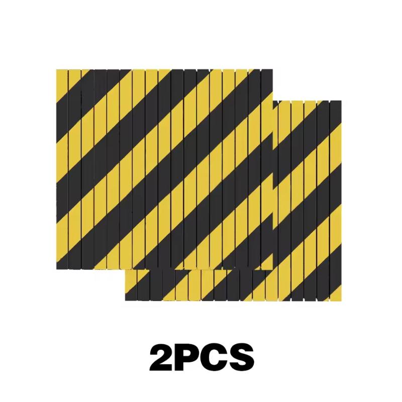 Car Door Protector Foam Edge Bumper Self-Adhesive Reflective Warning Parking Diy Safety Padding For Car Decoration Accessories