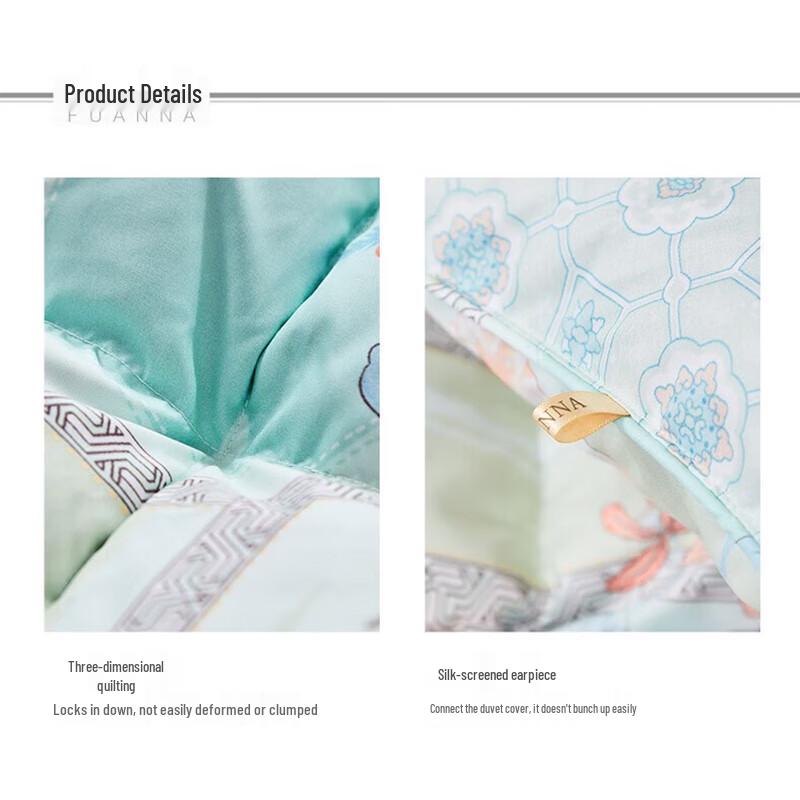 FUANNA 50% White Goose Down Winter Duvet