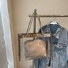 Tote Bag Damen Transparente Handtasche Schultertasche