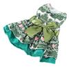 Dog Dress Fashion Cute Christmas Theme Heart Deer Pattern Puppy Summer Dress for Christmas Party