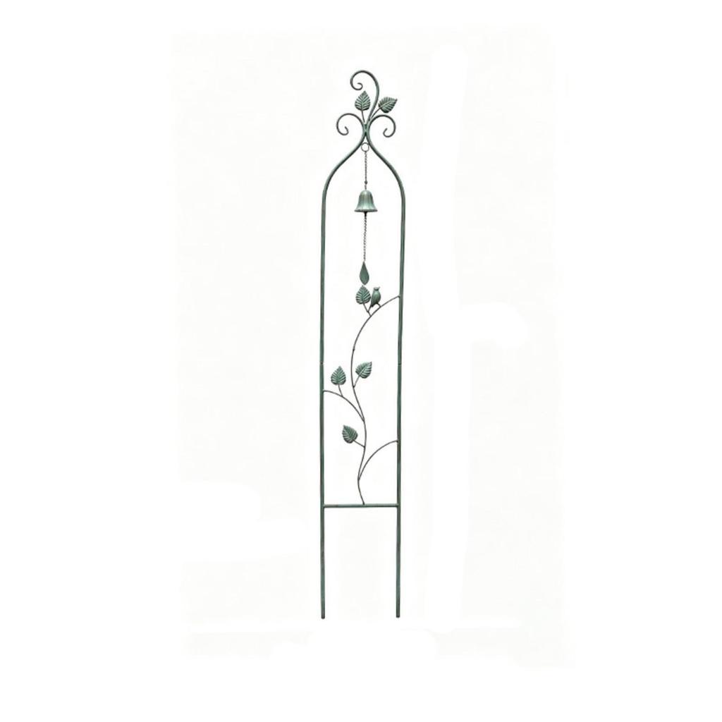 Metal Trellis with Bell Wrought-Iron Look Climbing Plant Support