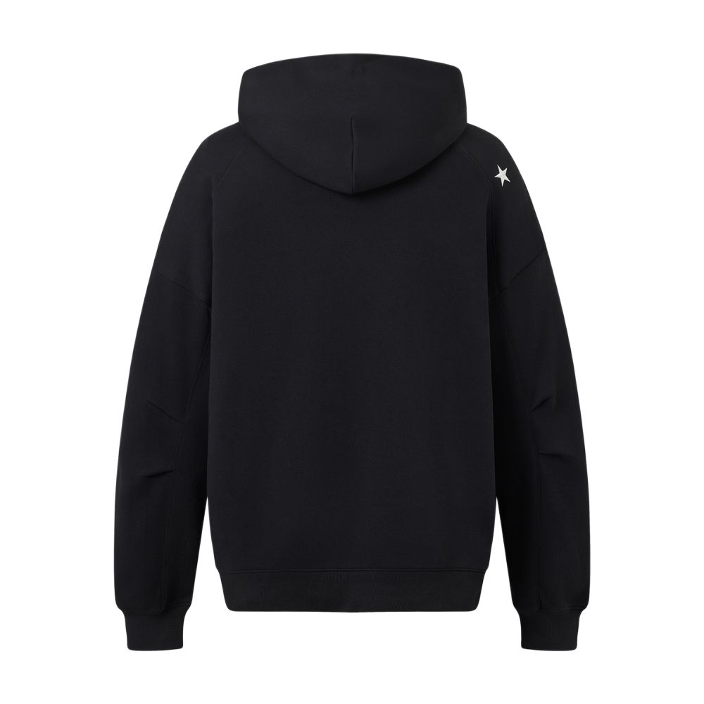 Men's Converse Sweatshirts Men's Black Hooded (Non-detachable) Moderate