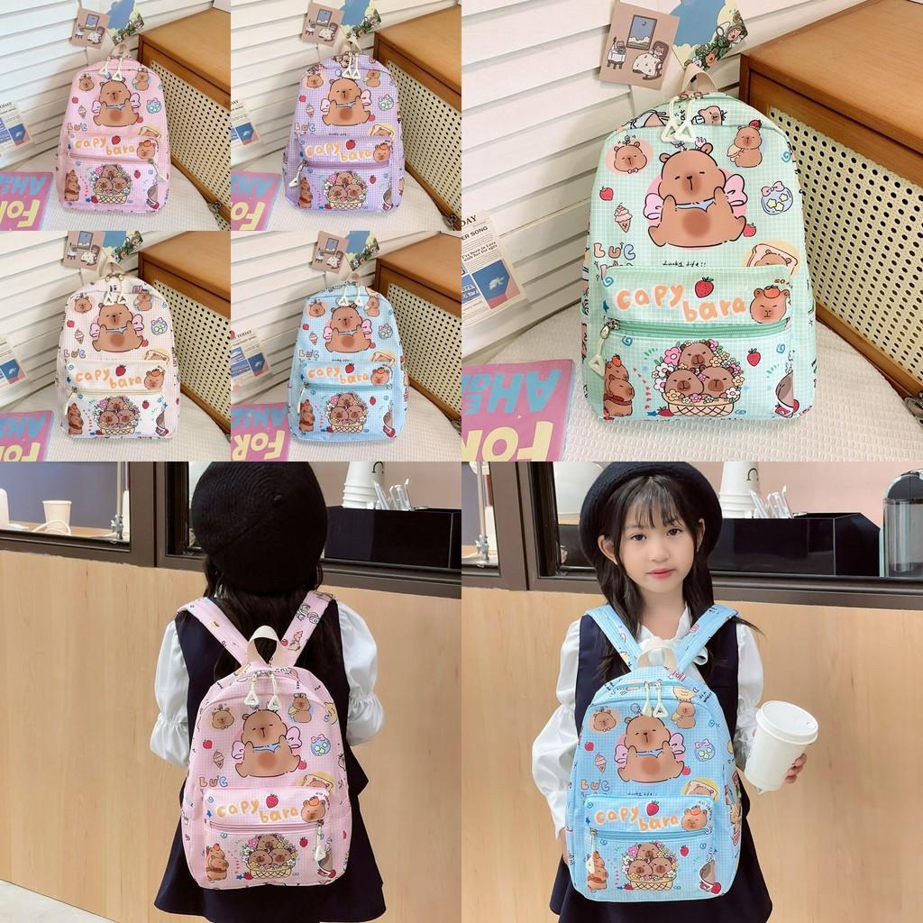 Attractive And Colorful Capybara Print Toddler Backpack Perfect For Preschoolers And Kindergartners