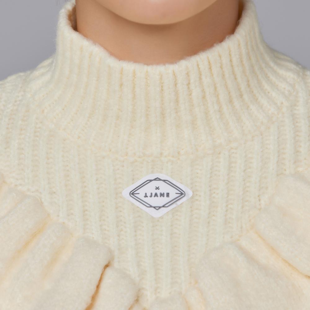 J.JANE Pastel Frill Knit Sweater (Bright Yellow)