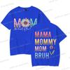 Mom Retro Letter Printed T Shirt Unisex Summer Short Sleeve Fashion Mother Gift Clothing Mama Mommy Mom Graphic Y2k Tops Tees