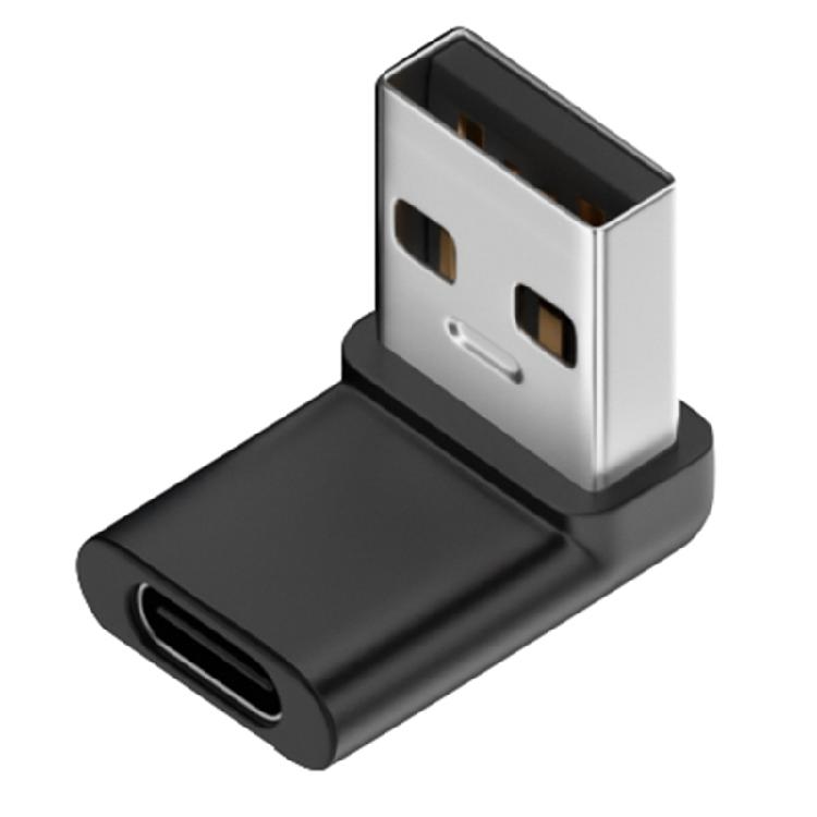 Type C Female To USB 3.0 Male Converter 10Gbps Type C To USB 3.0 90 Degrees