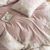 Princess-Style Pure Cotton Sateen Jacquard Bedding Set - Long-Staple Cotton, Four-Piece Set