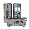 For Nothing CMF Phone 2 Pro Phone Case WANLONFENG PC TPU Back Cover Kickstand with Tempered Glass