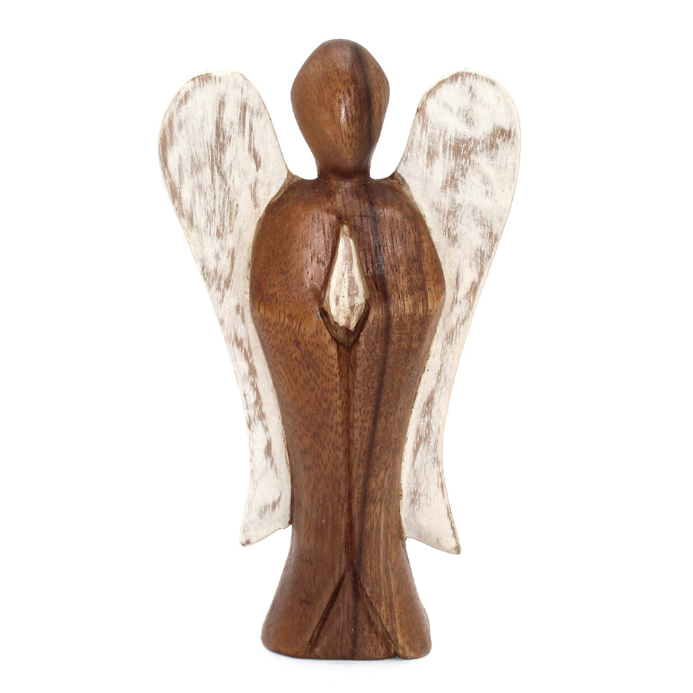 Wooden Angel Figurine – Peace