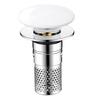 Bathroom Sink Stopper Pop-up Drain Strainer Hair Debris Catcher Sink
