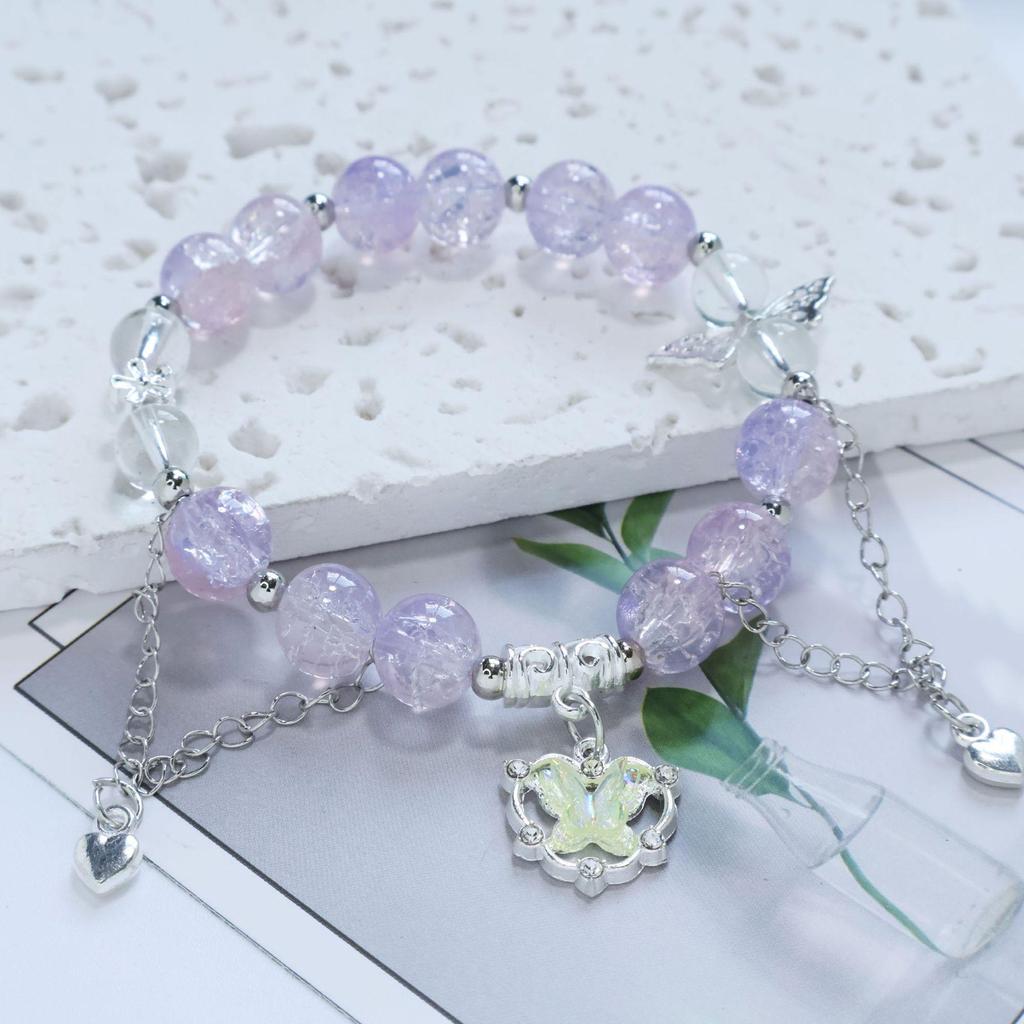 Mori Style Mermaid Crystal Bracelet – Versatile Niche Design for Women, Ideal for Students and Best Friends