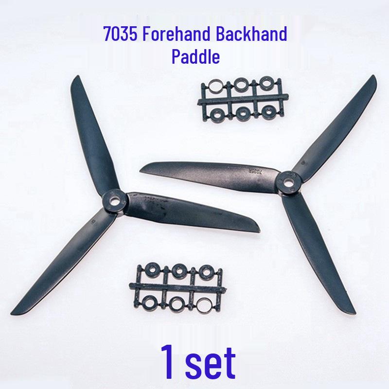 Fixed-Wing Quadcopter with Forward/Reverse 5-7 inch Tri-Blade Propellers - Remote Control Model Airplane