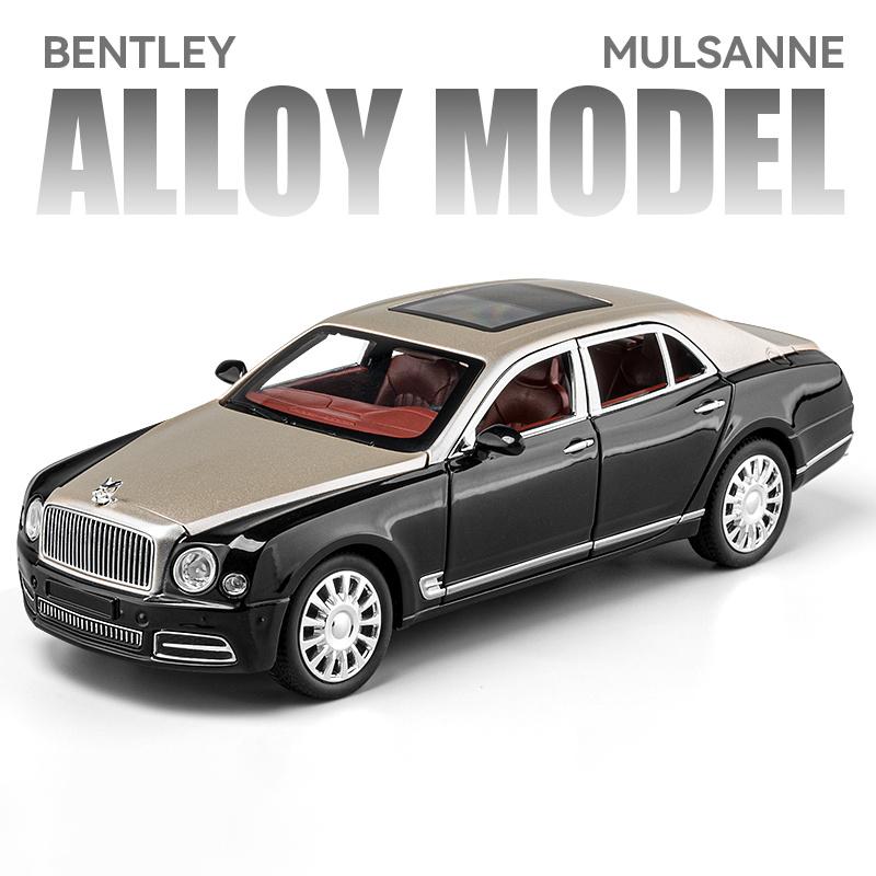 

1:24 Bentley Continental GT Mulsanne GT Металевий Литий Модель Автомобіля Домашній Модний та Настільний Дисплейний Орнамент Подарунки на День Народження Діти золотий