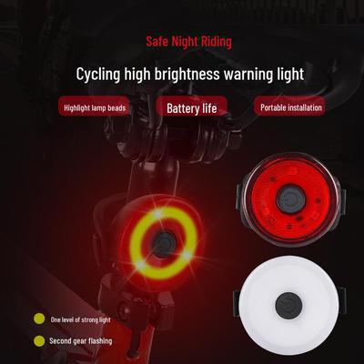 Mini fanale posteriore per bicicletta a 3 LED: Luce posteriore di avvertimento lampeggiante notturna portatile, sostituibile tramite batteria