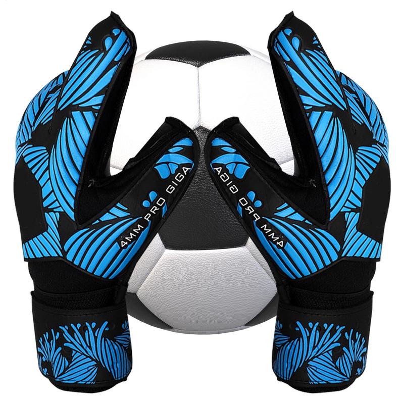 Torwarthandschuhe High Grip Fußballhandschuhe Atmungsaktiv Verstellbar Sporthandschuhe Wettkampf Schutzausrüstung Für Jugendliche Kinder