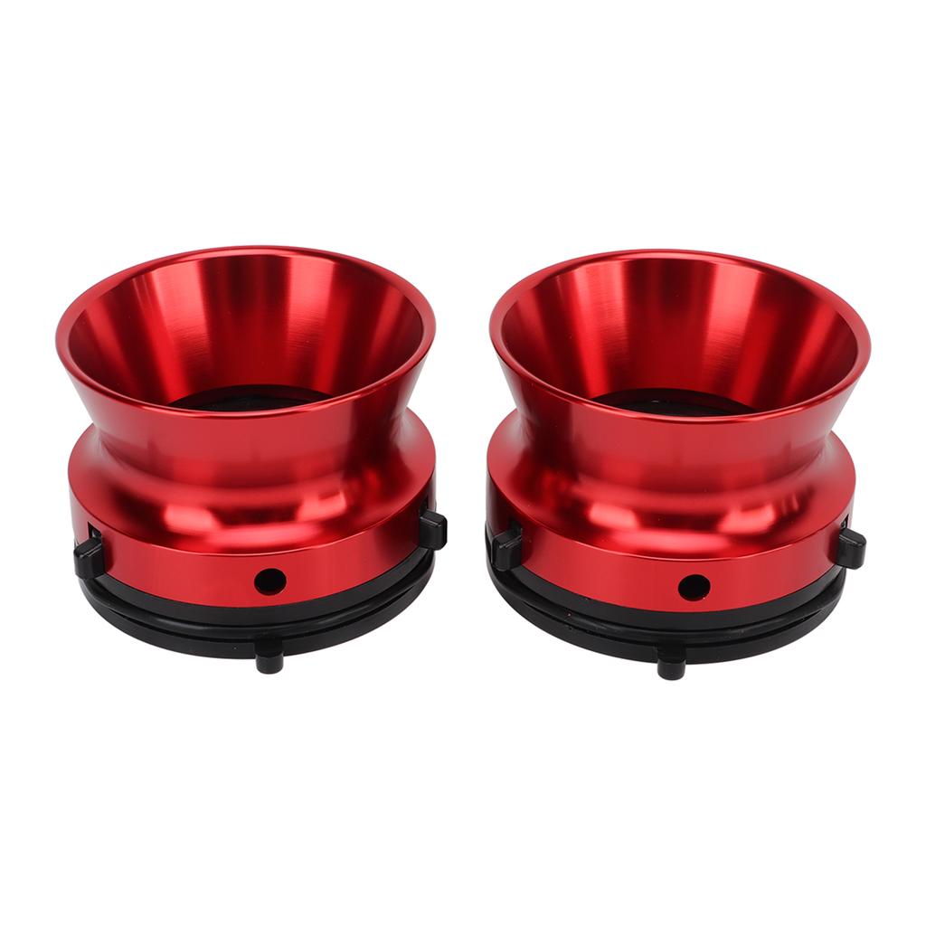 1 Paar Nab Hub Adapter Polierte Aluminiumlegierung 10in Öffner Universelles Ladegerät Rot