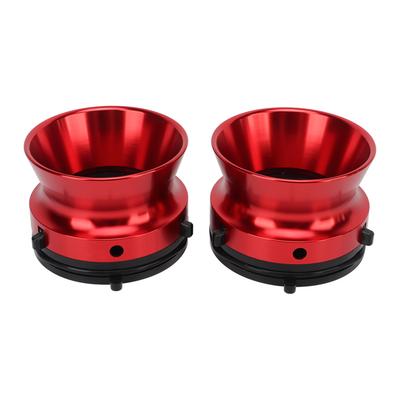 1 Pair Nab Hub Adapter Polished Aluminium Alloy 10in Opener Universal Loading Device Red