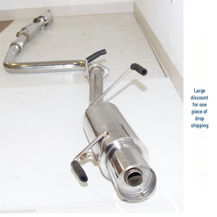 Stainless Steel Exhaust Pipe for 92-96 Prelude S 2.2L F/H22A1 Hatchback