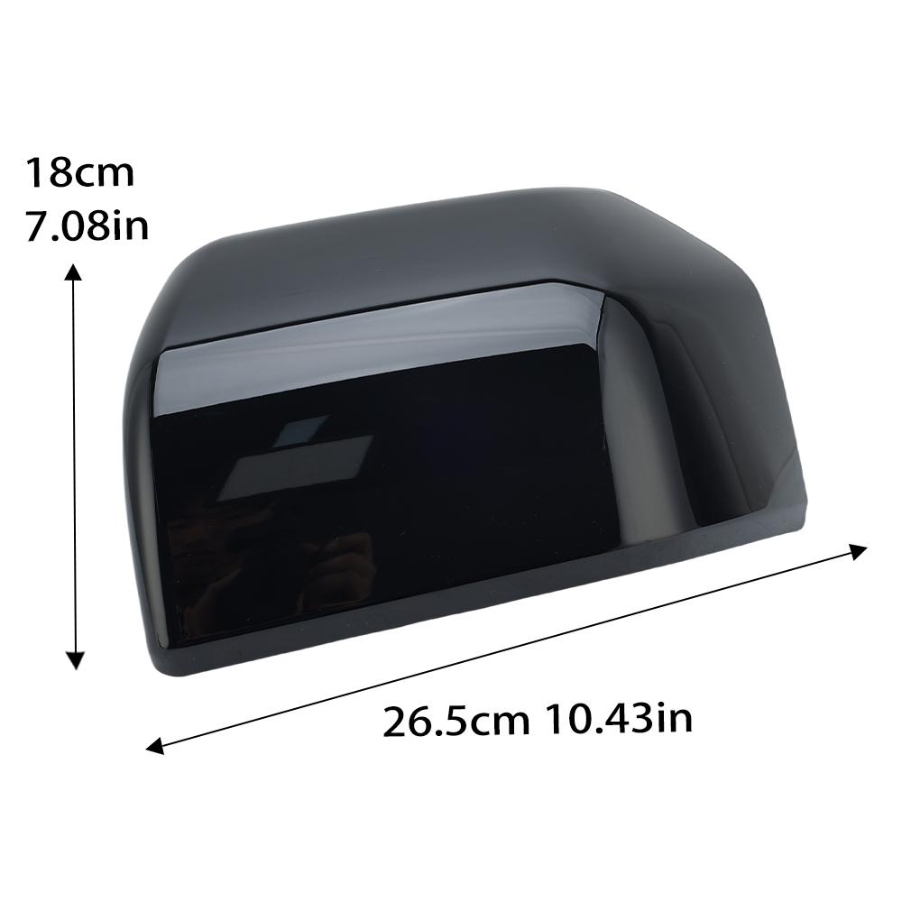 Sidobackspegelkåpa för Ford F150 2015- USA-version Glansig Svart med Spänne Sidobackspegelkåpa Biltillbehör