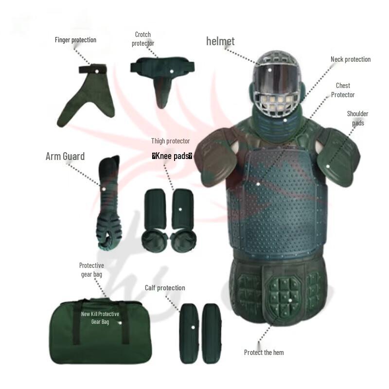 Longchan 2022 Combat Training Protective Gear 8-Piece Set