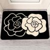 1Pcs Anti Fatigue Kitchen Rugs, Minimalist Camellia Print Waterproof Non-Slip Thick Cushioned Kitchen Mat Heavy Duty Comfort Standing Mat for Kitchen