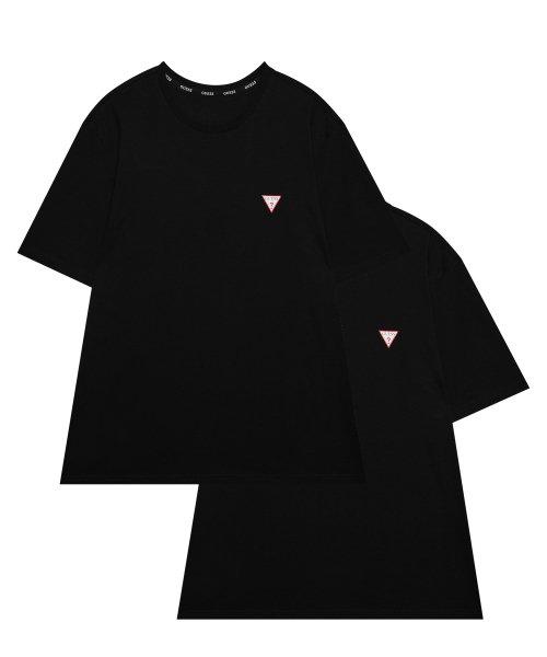 

[Guess] Cotton Span UNI Crew Neck T-shirt PACK BK2 [Shipped from Korea] 100% Authentic 90