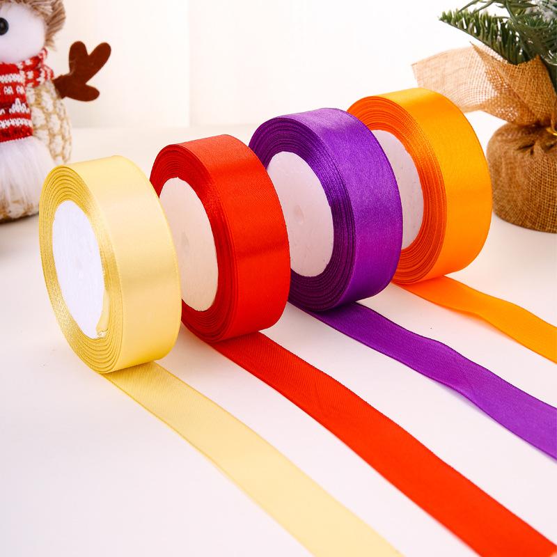 2.5Cm Polyester Webbing, Cake Gift Packaging Bouquet Material Fruit Ribbon Ribbon