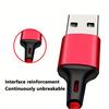 3-in-1 Nylon Braided Data Cable Multi Head 10W Fast Charging Mobile Phone Charging Cable