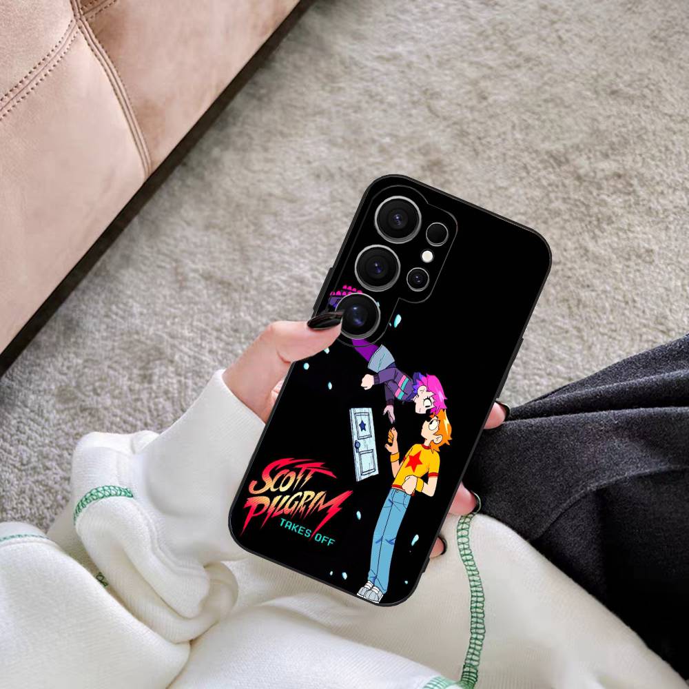 S-Scott Pilgrim Phone Case For Samsung S 24 Fe 25 Ultra Plus 20 Lite 21 30 22 23 24 22 Ultra 5G Fundas