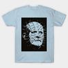 Men Black Print T-shirt Pinhead No-Cut Transfer Paper Print Cotton Tshirt