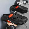 2025 Sommer Herren Hausschuhe Leichte EVA Herren Freizeitschuhe Lochschuhe Outdoor Garten Clogs Männliche Strand Flache Pantoletten