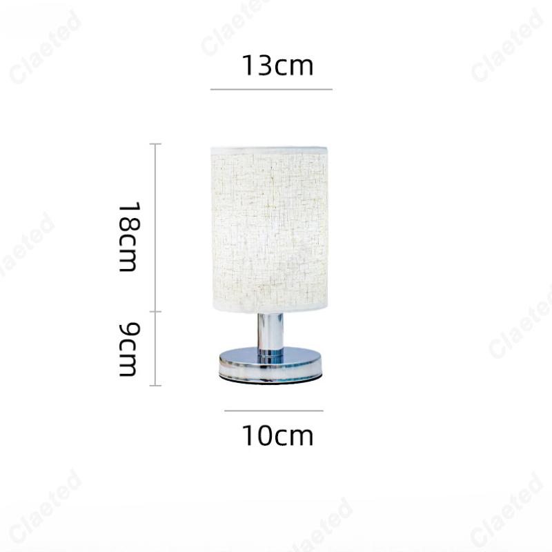 Creative and Minimalist LED Fabric USB Night Light Dormitory Study Bedroom Bedside Decoration Atmosphere Lighting Fixtures
