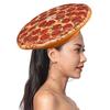 Food Shape Halloween Cap Fun Cosplay Costume 2024 Pizza Hat  Halloween