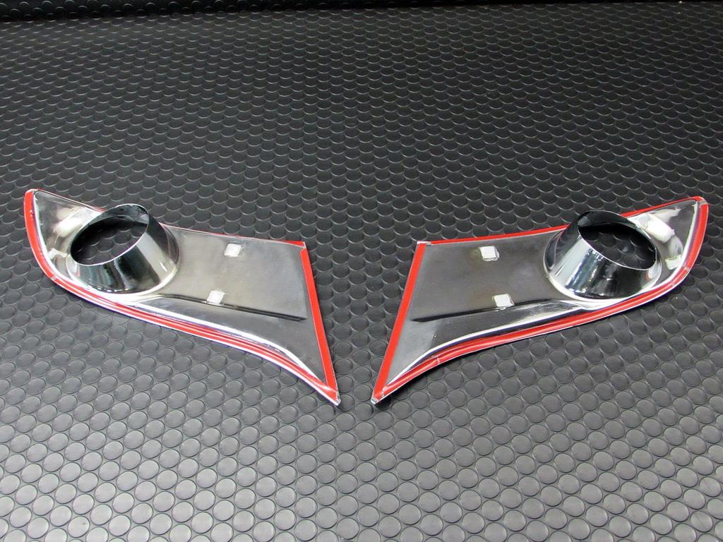 BRIGHTZ Chrome Fog Light Type for Delica MB15S with Delica Delica Covers, A, D2 (Pre-facelift) [FOG-COV-128] (Compatible MB, MB15, B15, 15, D2, D2,