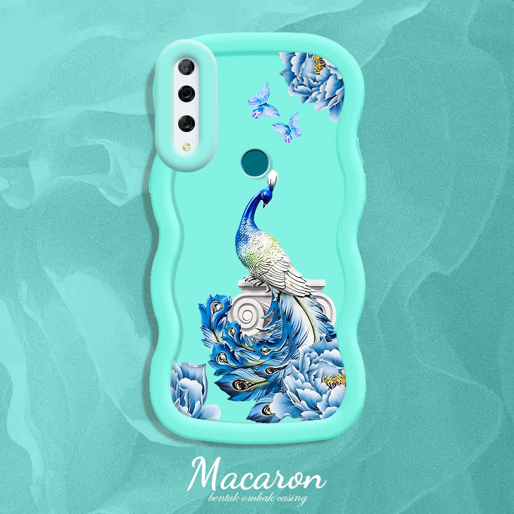 Painted Pattern Big Wave Edge Soft Silicone Material Macaron Phone Case Shockproof Protective Rubber Casing for iPhone Huawei Honor Infinix Tecno