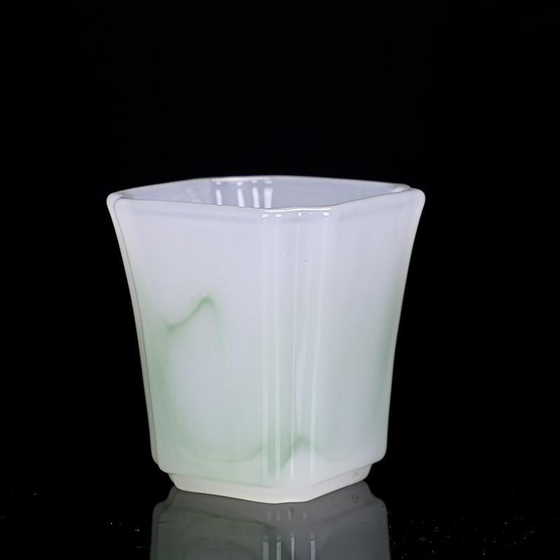 Sifang Glazed Master Cup Single Cup Personal Special Tea Drinking Cup Kung Fu Tea Set Household Men and Women Water Cup