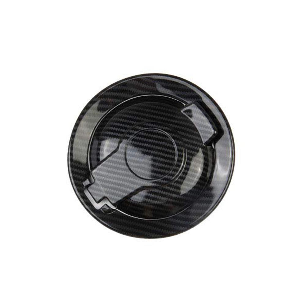 Gloss Black Fuel Tank Cap Cover for Dodge Challenger 2008-2023 Carbon Fiber