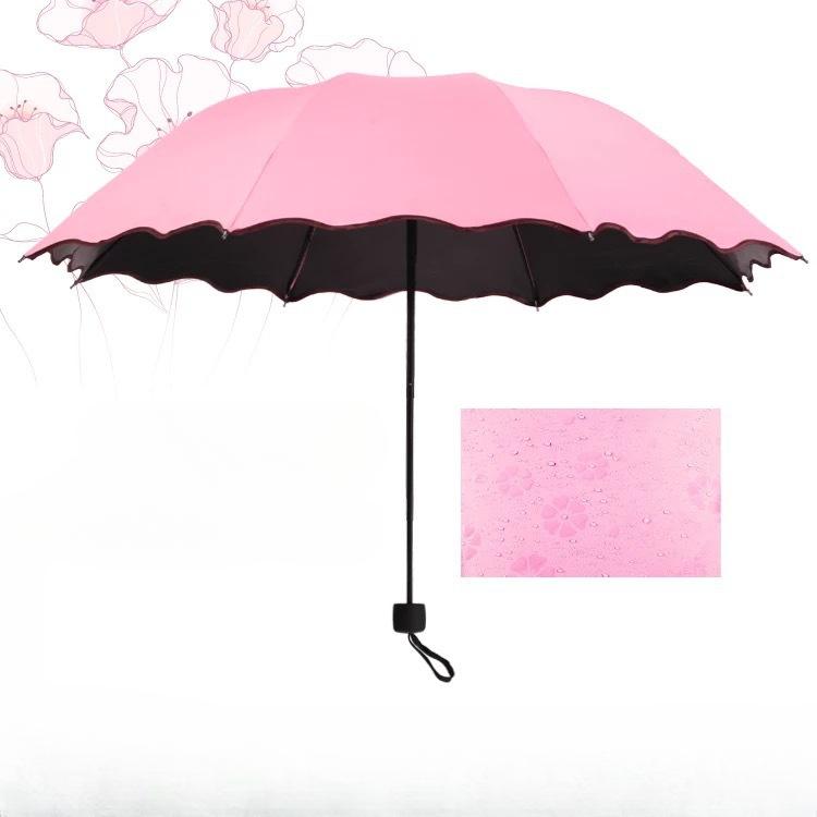 

Солнцезащитный утолщенный черный клеевой зонт от солнца для использования как в солнечную, так и в дождливую погоду. Летний складной зонт, устойчивый к ультрафиолетовому излучению.