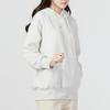 Nike Solid Color Sports Casual Hooded Sherpa Fleece Long Sleeve Sweatshirt Women Tops White DQ6841-072