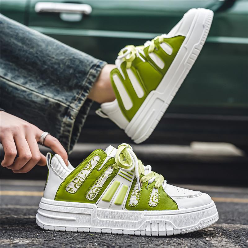 Pánské ležérní čtyřsezónní módní skateboardingové studentské pohodlné tenisky chlapecké trendy měkká podrážka prodyšné boty