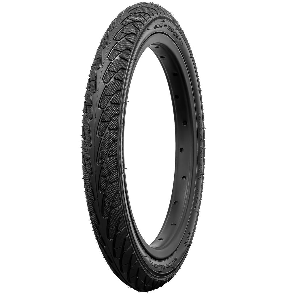 YunSCM Set of 2, 14x1.75 Tires, 14x1.75 47-254 Bicycle Tires + 14x1.75/2.125 Bicycle Tubes with 32mm Schrader Valves + Tire Lever, Y-1056