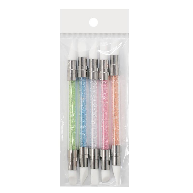 5-Piece Multi-Functional Silicone Nail Art Pen Set